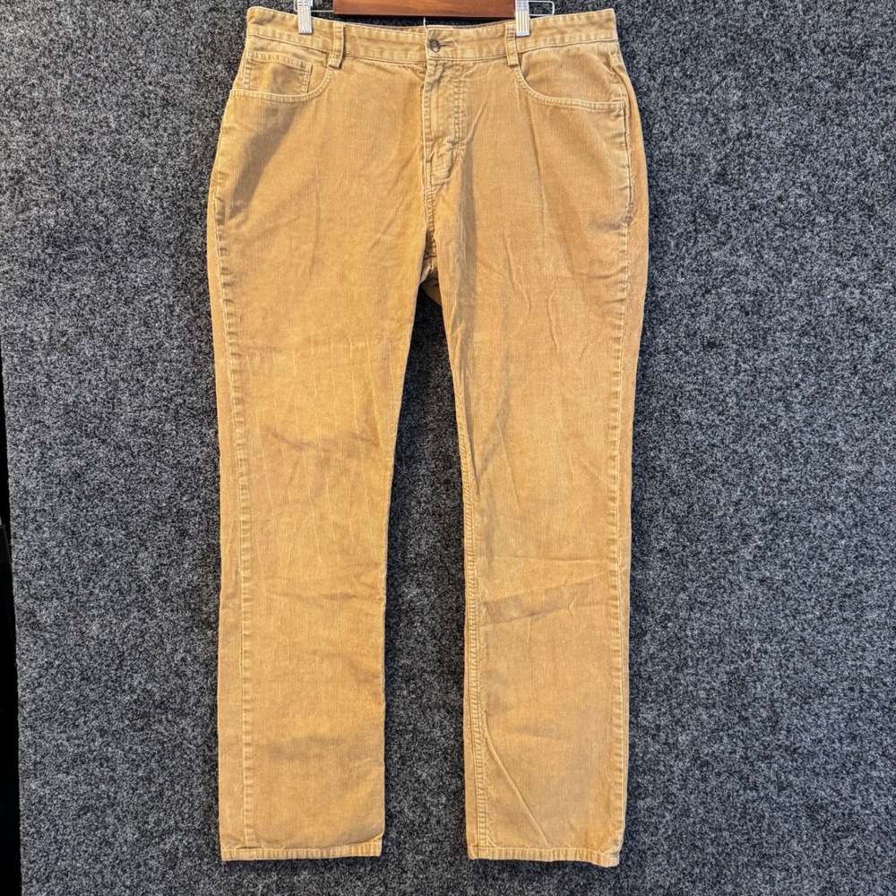 Vineyards‎ Vines Mens Corduroy Pants Tan Straight Leg Size 36
